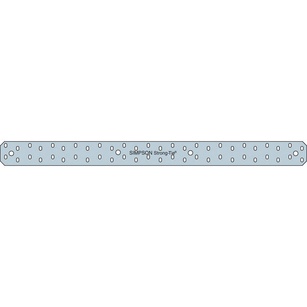 Simpson Strong-Tie 3 in. W. x 40 in. L. Steel 16 Gauge Strap Tie