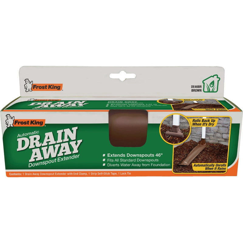 Frost King's Automatic 46 In. Brown Downspout Extender