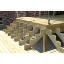 Kitzmans 2-Step Pressure Treated Precut Stair Stringer