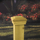 Deckorators 6 In. x 6 In. Pressure-Treated Pine Press-On Post Cap