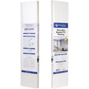 Inteplast Building Products 7-1/2 In. x 1/4 In. H. x 34 In. L. White PVC Reversible Beaded Wainscot Kit (6-Pack)