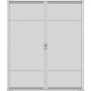 Larson Brisa 68 In. To 72 In. W x 80 In. to 81 In. H Double Door White Retractable Screen