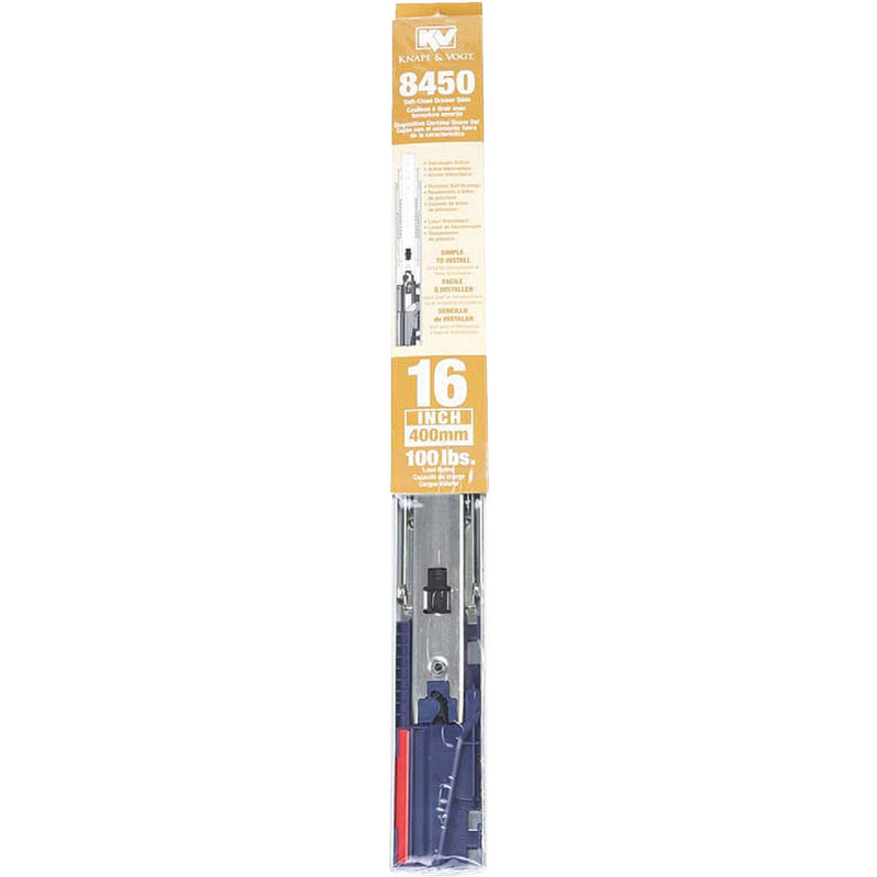 Knape & Vogt 22" Side Steel Drawer Slide (1-Pair)