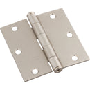 National 3-1/2 In. Square Satin Nickel Door Hinge (3-Pack)
