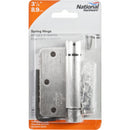 National 3.5 In. Satin Nickel 1/4 In. Radius Spring Door Hinge