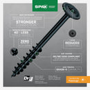 Spax PowerLags 1/4 In. x 6 In. Washer Head Exterior Structure Screw (50 Ct.)