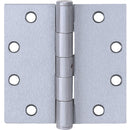 Tell Commercial Stainless Steel 4.5 In. Square Plain Bearing Hinge with Removable Pin