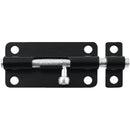 National 4 In. Black Steel Door Barrel Bolt