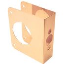 Defender Security 1-3/4 In. x 2-3/8 In. Brass Door Reinforcer