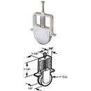 Prime-Line 1 In. x 1/4 In. Standard Spiral Nylon Adjustable Screen Door Roller Assembly (2-Count)