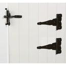 National Hardware Deluxe Latch Decorative T-Hinge Gate Kit