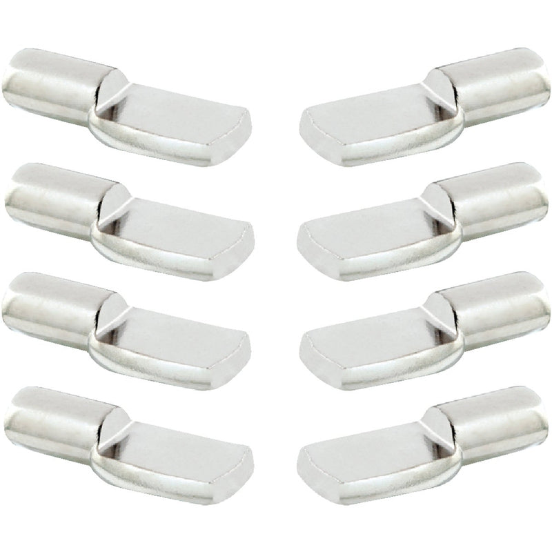 Prime-Line 5mm Nickel Metal Shelf Support Peg (8-Count)