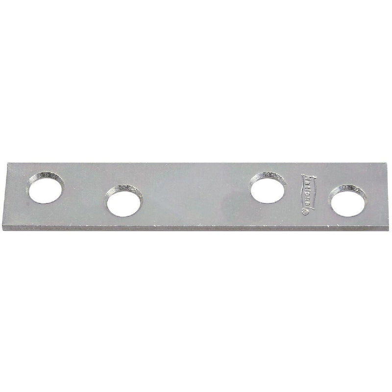 National Catalog 118 3 In. x 5/8 In. Zinc Steel Mending Brace (4-Count)