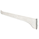Knape & Vogt 180 Series 8 In. Anochrome Steel Regular-Duty Single-Slot Shelf Bracket