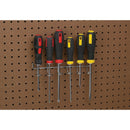 Zinc-Plated Wire 2.4 In. W. x 9.5 In. L. x 2.6 In. D. Tool Holder Hook