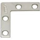 National Catalog 117 1-1/2 In. x 3/8 In. Zinc Flat Corner Iron (4-Count)