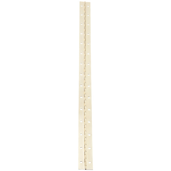 National Steel 1-1/2 In. x 30 In. Bright Brass Continuous Hinge