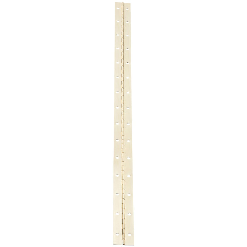 National Steel 1-1/2 In. x 30 In. Bright Brass Continuous Hinge