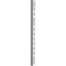 Knape & Vogt 82 Series 16-1/2 In. Titanium Steel Heavy-Duty Double-Slot Shelf Standard