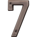 Hy-Ko Prestige Series 4 In. Oil Rubbed Bronze House Number Seven
