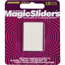 Magic Sliders 1/2 In. Round Clear Furniture Bumpers,(18-Count)