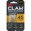 3M Claw Drywall Picture Hanger with Temporary Spot Marker, Holds 45 Lb., 1 Hanger, 1 Marker