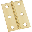 National 1-3/4 In. x 2-1/2 In. Brass Medium Decorative Hinge (2-Pack)