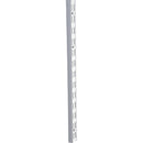 Knape & Vogt 82 Series 48 In. White Steel Heavy-Duty Double-Slot Shelf Standard