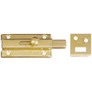 National 3 In. Brass Door Slide Bolt