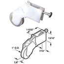 Prime-Line 1 In. x 1/2 In. Adjustable Nylon Screen Door Roller Assembly (2-Count)