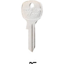 ILCO National Nickel Plated File Cabinet Key NA12 / 1069LB (10-Pack)