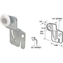 Prime-Line Offset Adjustable 2-1/2 In. H. x 1/2 In. Single Wheel Back Bypass Door Roller (2-Count)