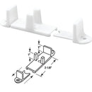 Prime-Line 1 In. Adjustable Nylon Base Bypass Door Bottom Guide (2 Count)