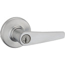 Kwikset Satin Chrome Delta Entry Door Lever with SmartKey