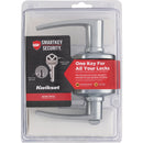 Kwikset Satin Chrome Delta Entry Door Lever with SmartKey