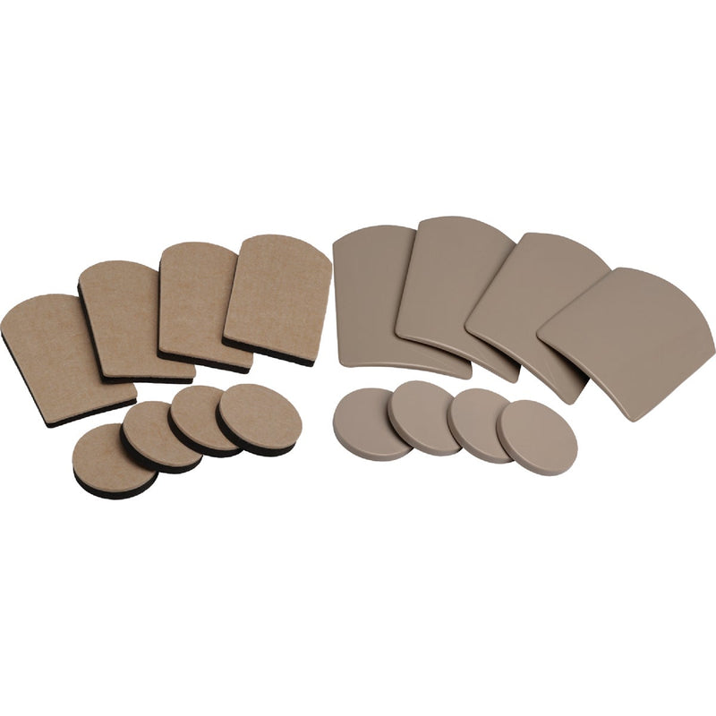 Do it Easy Mover Pad Assortment, (16-Count)