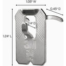 3M Claw Drywall Picture Hanger with Temporary Spot Marker, Holds 25 Lb., 4 Hangers, 4 Markers