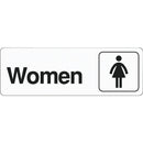 Hy-Ko Deco Series Plastic Restroom Sign, Women