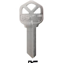 Do it Best Kwikset Nickel Plated House Key, KW1 / 1176-250 DIB (250-Pack)