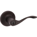Kwikset Ventian Bronze Balboa Entry Door Lever with Smartkey