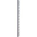 Knape & Vogt 82 Series 78 In. White Steel Heavy-Duty Double-Slot Shelf Standard