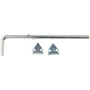 National 12 In. L. x 1/2 In. Dia. Zinc Plated Steel Cane Bolt