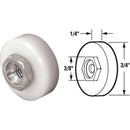 Prime-Line 3/4 In. x 1/4 In. Threaded Screen Door Roller Assembly (2-Count)