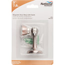 National Antique Bronze Magnetic Rigid Door Stop w/Catch