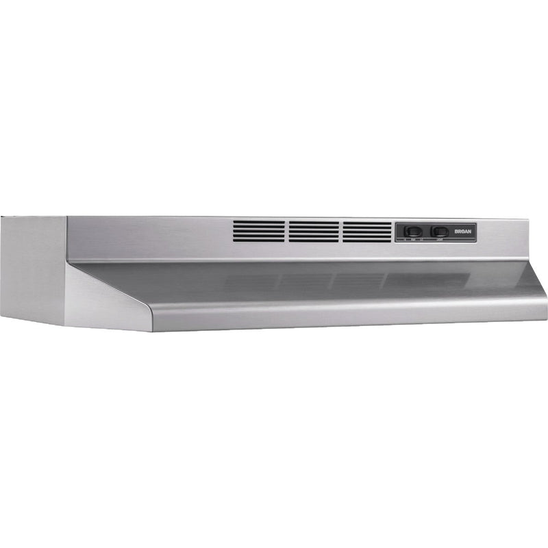 Broan 30 In. Ductless Under-Cabinet Range Hood, Stainless Finish with PrintGuard
