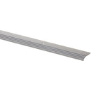 M-D Satin Silver Fluted 7/8 In. x 6 Ft. Aluminum Carpet Trim Bar