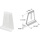 Prime-Line White Spline Channel Pull Tab (6-Pack)