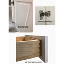 CraftMark Plymouth Shaker 15 In. W x 24 In. D x 34.5 In. H Ready To Assemble White Base Kitchen Cabinet