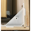 CraftMark Plymouth Shaker 15 In. W x 24 In. D x 34.5 In. H Ready To Assemble White Base Kitchen Cabinet