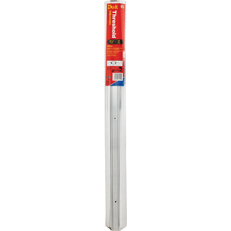Do it Adjustable 36" L x 3-1/2" W x 1-9/16" H Silver Threshold